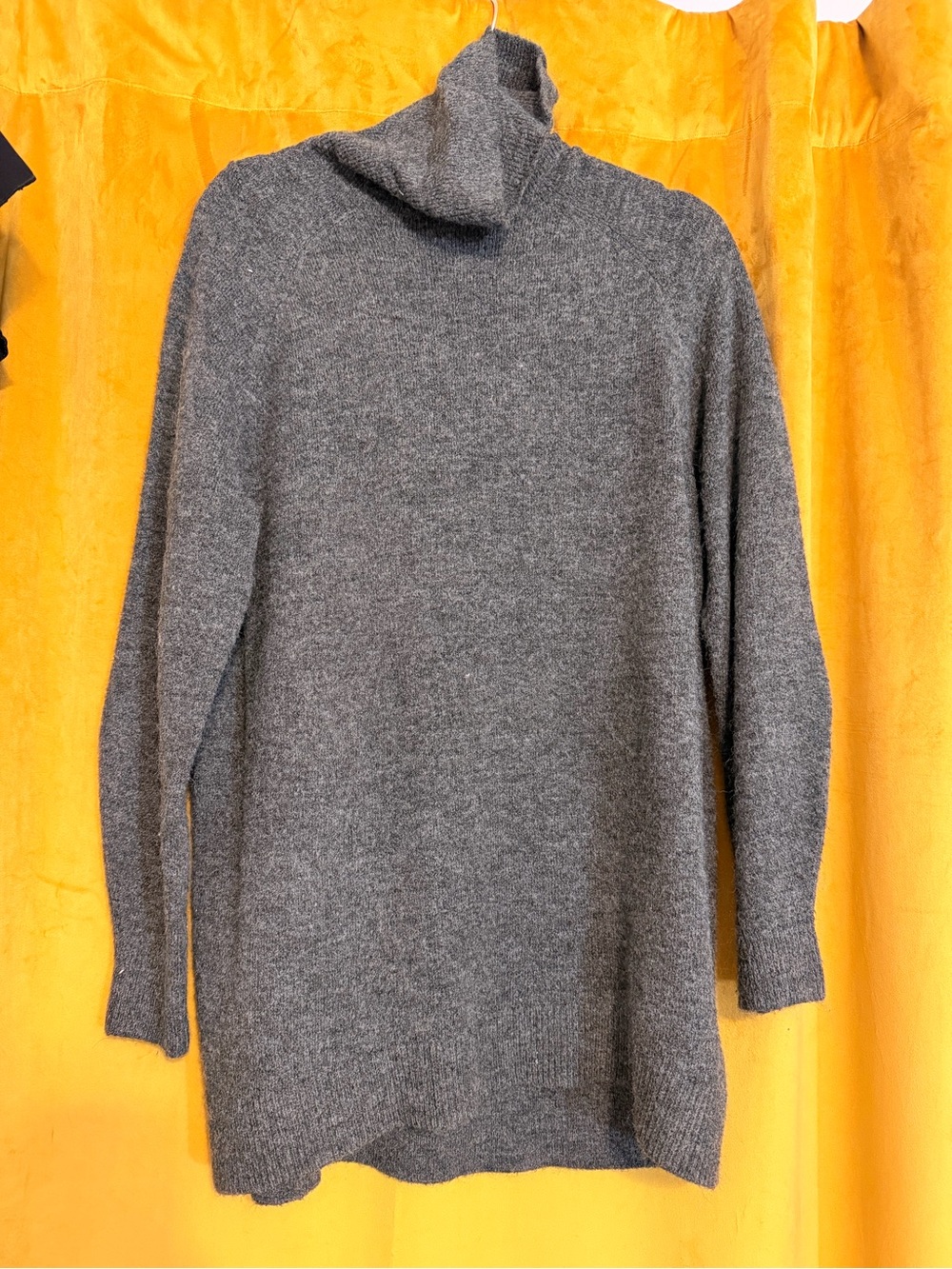 H&M Dark Gray Knit Turtleneck Sweater
